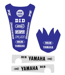 YAMAHA YZ125 YZ250 2002 2003 2004 FRONT REAR FENDER 7 SWINGARM GRAPHICS MX DECAL - Picture 1 of 1