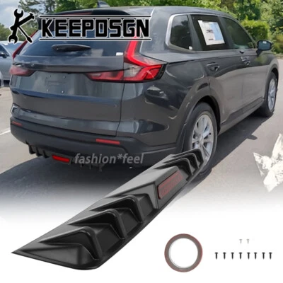 For Honda CR-V CRV Rear Bumper Diffuser Reflective Strip Tail Light Shark Fins Foto 1 de 4