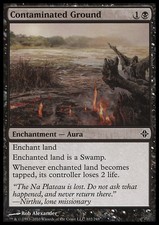 Magic the Gathering MTG Contaminated Ground (102) Rise of the Eldrazi   NM