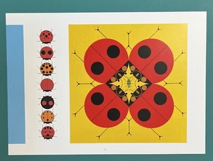 Charley Harper Book Page Art Print Ladybug Sampler Ladybugs - Picture 1 of 2