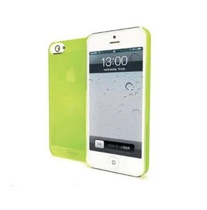 COVER BUMPER ULTRASLIM per apple iPHONE IP5/5S MUVIT MUBKC0611 GREEN VERDE - Foto 1 di 1