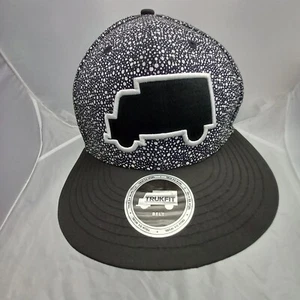 Trukfit Truk Da Wurl Baseball Cap schwarz mit weißen Tupfen, Black Bill - Bild 1 von 9