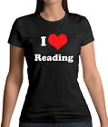 I Love Reading - Womens T-Shirt - Book Books Reader Read Writer Author