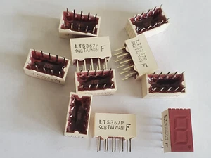 10 piezas Pantalla de 7 segmentos LITE ON LTS-367P / LTS367P - Imagen 1 de 1