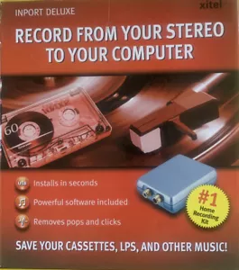 XiteI port Deluxe Software Record From Your Stereo To Your Computer NEW———12 - Picture 1 of 3