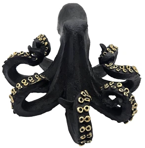 Octopus Home Decor Decoration Sculpture Resin Statue Nautical Sea life - Picture 1 of 5