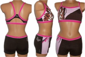 Arena LILIU Black Damen Bikini Badeanzug sepia fuchsia white - Picture 1 of 1