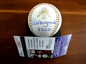 BILL MAZEROSKI 8 X GG PIRATES HOF SIGNED AUTO L/E 50TH GOLD GLOVE BASEBALL JSA - Picture 1 of 3