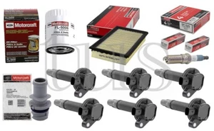 Tune Up Kit 2010 Ford Edge 3.5L V6 Ignition Coil DG520 SP411 EV257 FL500S FA1884 - Picture 1 of 8