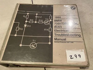 1988 BMW 735i 735iL 750iL (E32) Electrical Troubleshooting Manual OEM  - Picture 1 of 8