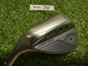 Callaway Jaws Raw Left Hand 56* 10* Sand Wedge S Grind Dynamic Gold S300 Steel - Picture 1 of 6