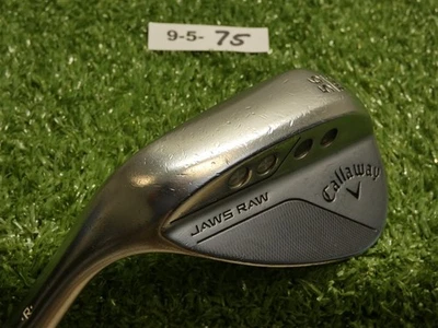 Callaway Jaws Raw Left Hand 56* 10* Sand Wedge S Grind Dynamic Gold S300 Steel - Image 1 of 4