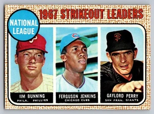 1968 Topps #11 (Jim Bunning / Ferguson Jenkins / Gaylord Perry) - Picture 1 of 3