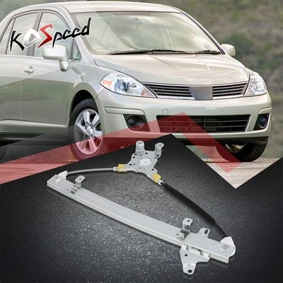 Front Right Side Power Window Regulator w/o Motor for 07-13 Nissan Tiida Versa - Image 1 of 4