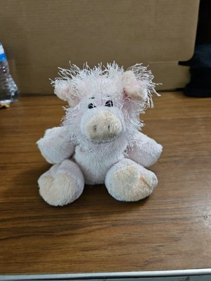 Ganz Webkinz HM002 Pig Pink Plush Hairy Soft Stuffed Farm Animal  - Image 1 of 4