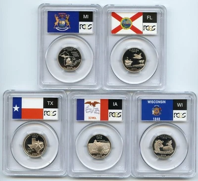 2004 S Clad State Quarter Set PCGS PR69DCAM - Image 1 of 2