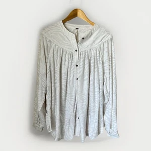 Free People Can’t Stop Dreaming White Embroidered Tunic Top - Picture 1 of 7