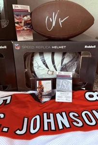 Chad Johnson (Ocho Cinco) U Pick Helm, Trikot, Football, alle handsigniert mit Echtheitszertifikat - Bild 1 von 10