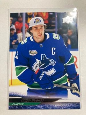 2024-25 Upper Deck Photo Variation All-Star Skills #689 Quinn Hughes AS - Image 1 of 2