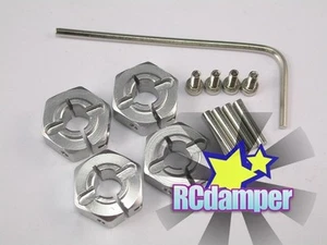 ALUMINUM 12MM HEX DRIVE ADAPTER S 4PCS TRAXXAS 1/10 SLASH STAMPEDE 4x4 ALLOY - Picture 1 of 1
