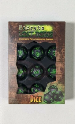 Secrets of the Lost Tomb: DICE The Cooperative Pulp Action Board 12x d12 roll d6 - Image 1 of 3