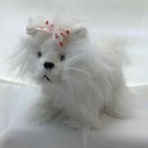 White Yorkie Pink Highlights HS070 Ganz Lil'Kinz Webkinz Plush 7" Toy Lovey NC  - Picture 1 of 15