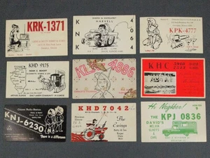 296+ Vintage QSL Karten Lot CB Funk East Central Illinois 60er 70er ALLE ABGEBILDET - Bild 1 von 12