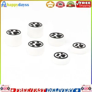 6 Stück Analog-Daumen-Stick-Griffkappen-Hülle für Switch Pro/PS4/XBOX ONE (weiß - Bild 1 von 6
