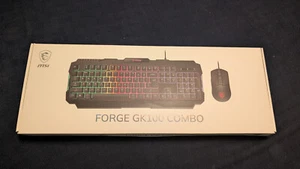 MSI FORGE GK100 Gaming Keyboard & Mouse Combo - Picture 1 of 1