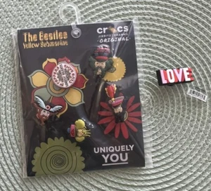 The Beatles Yellow Submarine Sgt Pepper Authentic Jibbitz Shoe Charm for Crocs - Picture 1 of 5