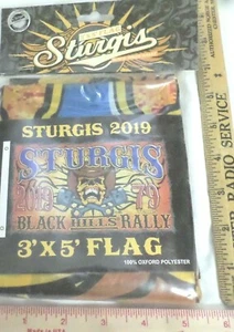 Sturgis 2019 flag "79th" motorcycle rally collectible banner 3x5 new in package - Picture 1 of 1