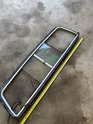 1961 1966 FORD TRUCK F100 F250 F350 M100 REAR BACK GLASS PROJECT SLIDING WINDOW - Image 1 of 4