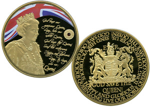 GOD SAVE THE QUEEN COLOSSAL COMMEMORATIVE MEDAL COIN PROOF  $139.95