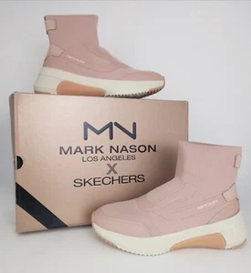 Skechers Trainers UK4 EU37 Pink Women's x Mark Nason Jogging Pull On High - Picture 1 of 9