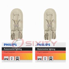 2 pc Philips License Plate Light Bulbs for Isuzu Hombre I-Mark Impulse mz