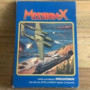 SUPERPOSICIONES DE CARTUCHO DE JUEGO INTELLIVISION MISSION X FUNCIONANDO - Imagen 1 de 5