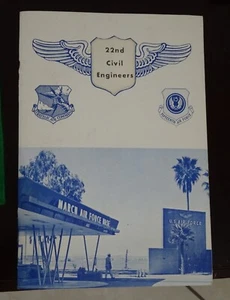 Rare March Airforce Base 22nd Civil Engineers Strategic Air Command Class book - Foto 1 di 2