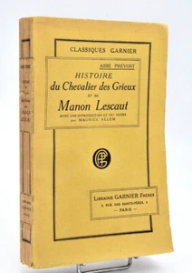 Abbé PREVOST : MANON LESCAUT -Classique Garnier, Maurice Allem - Picture 1 of 1