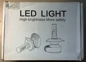 COPPIA DI LAMPADE A LED PER AUTO  H7  10000LM 6000K  - Foto 1 di 3