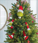 Weihnachten Plüschtier pelzigen grünen Grinch Puppe Hände Weihnachtsbaum DekMg