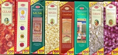 Hem Precious Incense Sticks -100g Pack (100-120 Sticks)- Various Fragrances- US  - Image 1 of 4