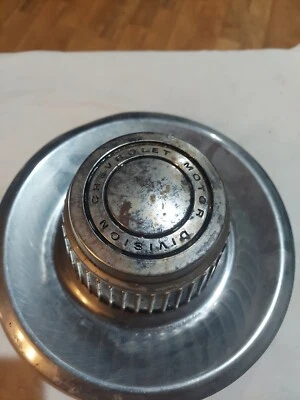 CHEVROLET CORVETTE CAMARO NOVA CHEVELLE RALLY WHEEL CHROME CENTER CAP  - Image 1 of 4