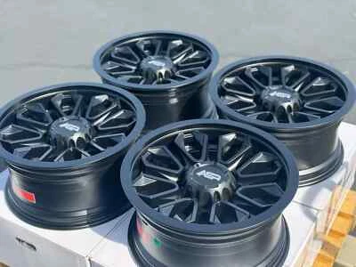 Set 4 18" AGP Heavy Duty Wheels 18x9 8x170 Rims Ford F-250 F-350 F250 F350 - Image 1 of 4