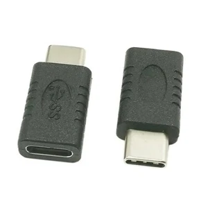 USB 3.1 Type C Male to Female Extension Adapter Connector Extender Super Speed - Picture 1 of 12