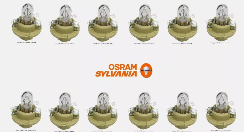 OSRAM SYLVANIA 12V-1.5W Bulbs 910141 000000 FOR Mercedes 500SL W140 (Set of 12) - Image 1 of 1