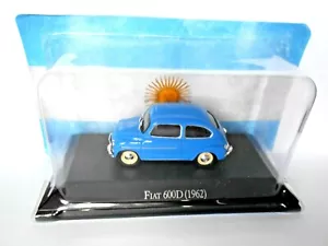 DIE CAST - FIAT 600D (1962) - AUTOS INOLVIDABLES SALVAT SCALA 1/43 SCAT M - Imagen 1 de 1