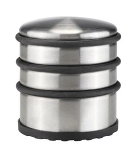 Türstopper Türpuffer Tür Halter Feststeller Edelstahl gummiert rutschfest neu - Bild 1 von 1