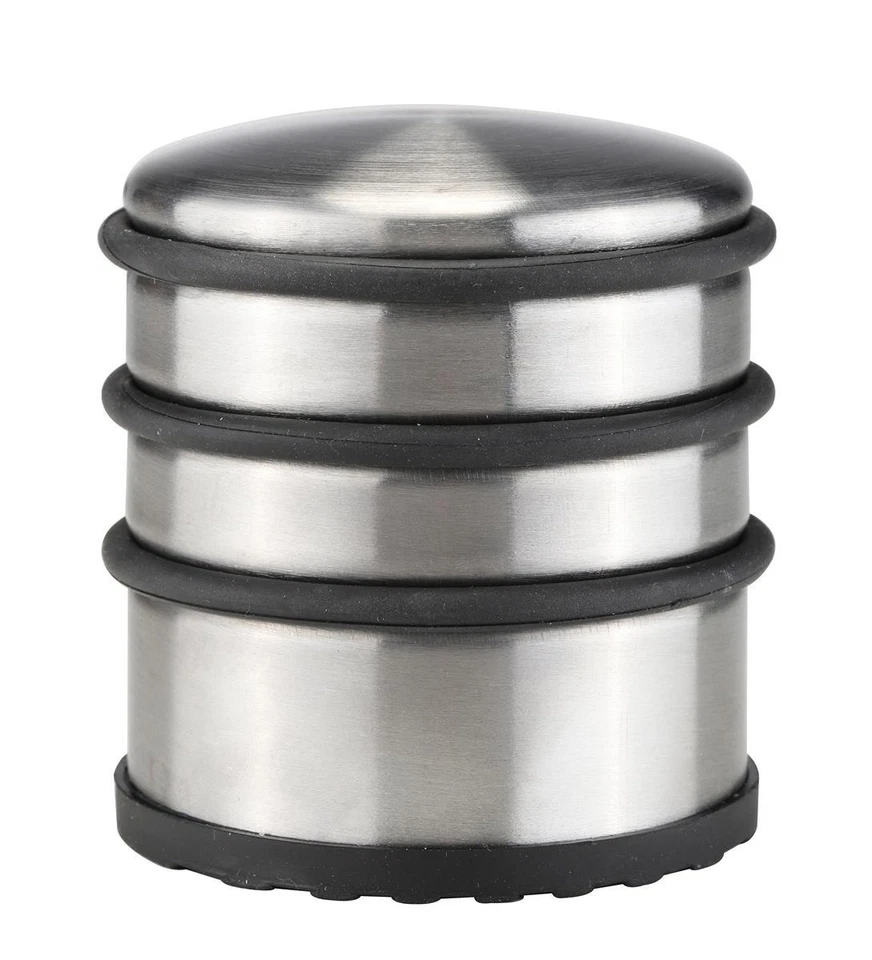 Türstopper Türpuffer Tür Halter Feststeller Edelstahl gummiert rutschfest neu - Bild 1 von 1