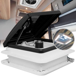 Lucernario per roulotte camper lucernario insonorizzato ventola silenziosa con LED 12V - Foto 1 di 13