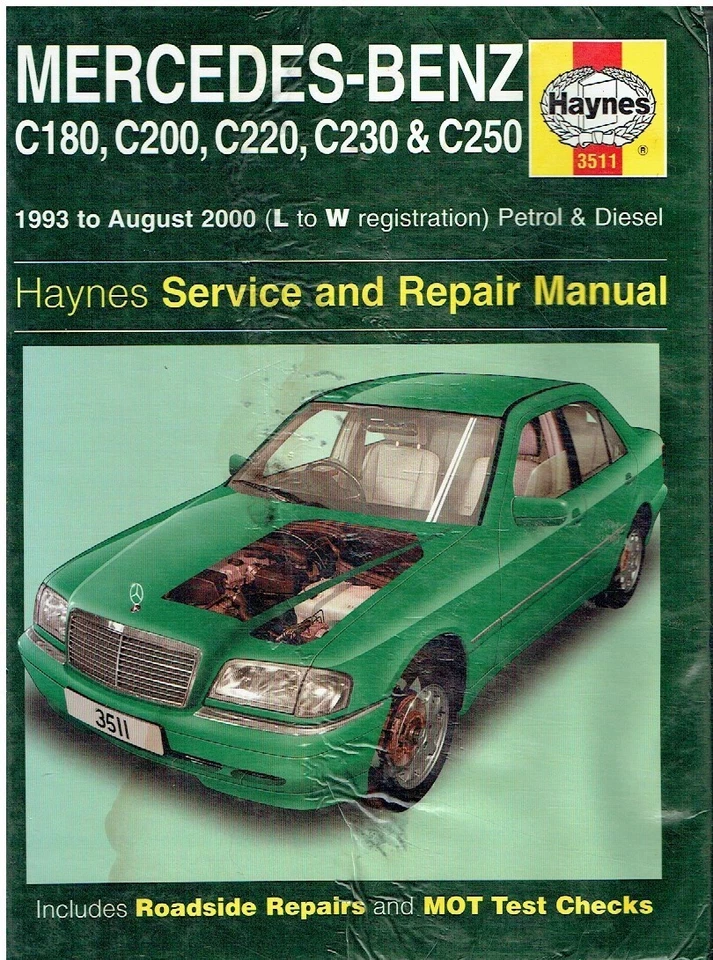 MERCEDES BENZ W202 1.8 2.0 2.3 2.5 PETROL DIESEL '93-00 MANUAL *POOR CONDITION* - Image 1 of 1